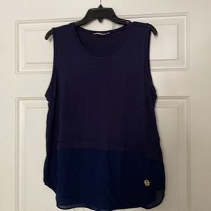 Michael Kors sleeveless navy top